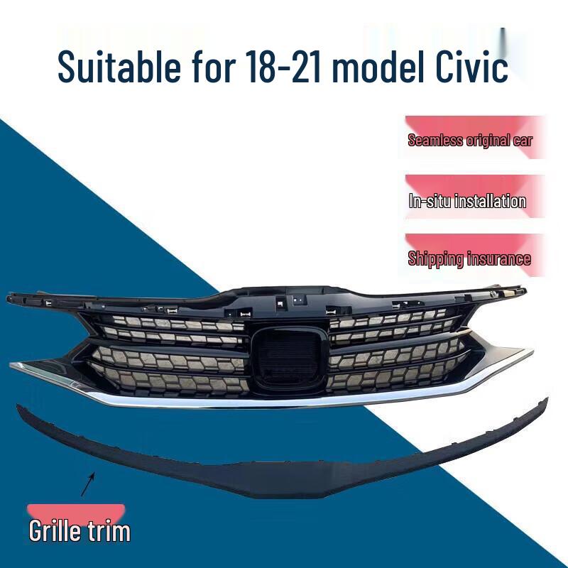 Honda Vezel 18-19 Front Vent Grille Trim - Unpainted