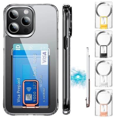 Card Case Magnetic Cellphone Wallet Holder for Apple Magsafe for iPhone 15 14 13 12