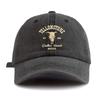 Bull Skull Western Cowboy Baseball Hats Cotton Distressed Dad Hat Outdoor Sun Hat  for Men Women