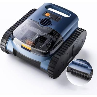 Kabelloser Poolroboter, Reinigt Boden/Wände/Wasserlinie, Akkulaufzeit 180Min&200m² Leistungsstarke Filtration 3L, Doppelte Ultrafeinfiltration