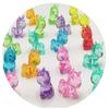 Clear Acrylic Unicorn 500g/lot Kawaii Horse 3D DIY Craft Ornament for Children Fairy Garden Gifts