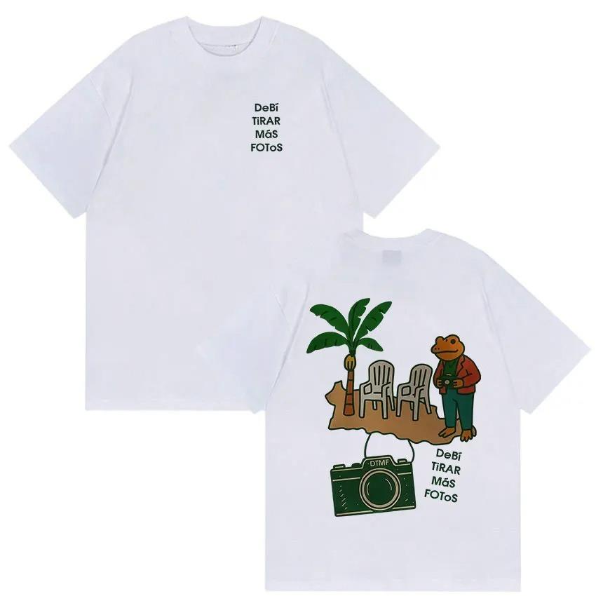 

Unisex Women Fashion Clothing Oversized Cotton Tshirt Bad Bunny Album 2026 Merch T Shirts Debi Tirar Mas Fotos DTMF Graphic TShirt S