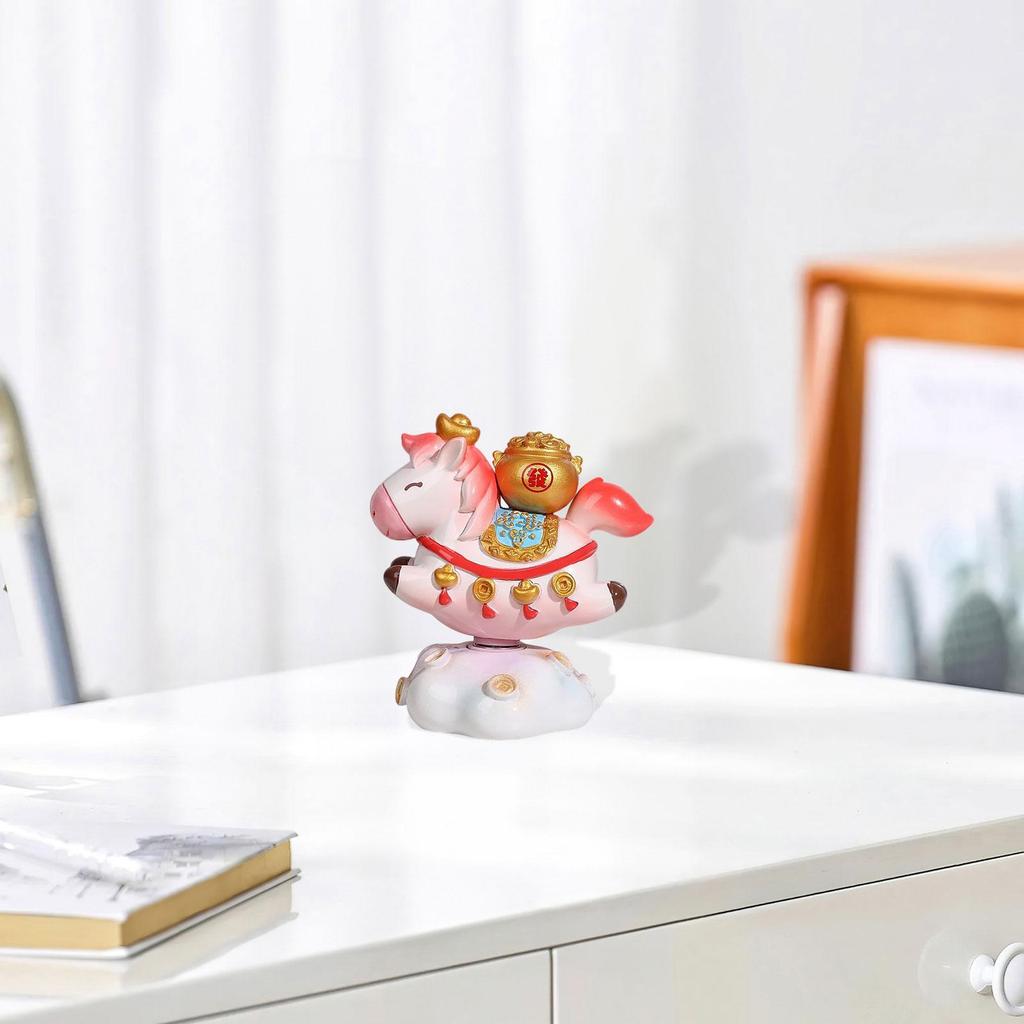2026 Chinese Horse New Year Decorations Animal Statue, Figurine ,Sculpture Car Ornaments for Chinese New Year Desk