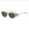 Cat Eye Texture Sunglasses Women'S Anti-Ultraviolet Light Luxury Small Frame Sunglasses High-End Fashion Glasses Tide