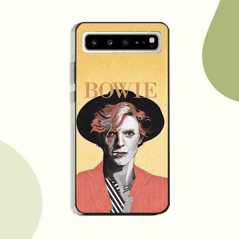 D-David B-Bowies Phone Case For Samsung Galaxy A52 A12 A51 S21 Edge S22ULTRA S23 S24 S20LITE Plus Ultra Black Cover