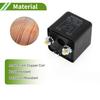 2 Pins 12V 100A Auto Relay Multi Purpose Waterproof Car Relay 1 Set Latching Relay