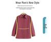 2026 Pure Cotton Plaid Cardigan for Middle-aged & Elderly Women - Long Sleeve, Mom & Grandma Style