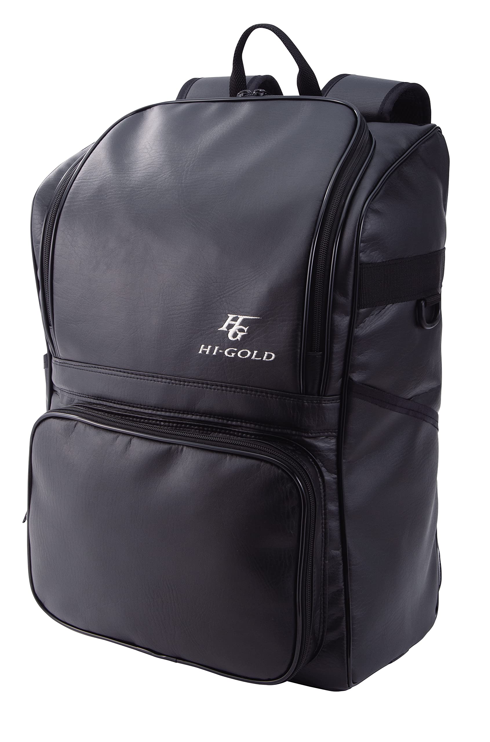 

Рюкзак из синтетической кожи, бейсбольный рюкзак HBD200BK, черный [Высокое золото] чёрный