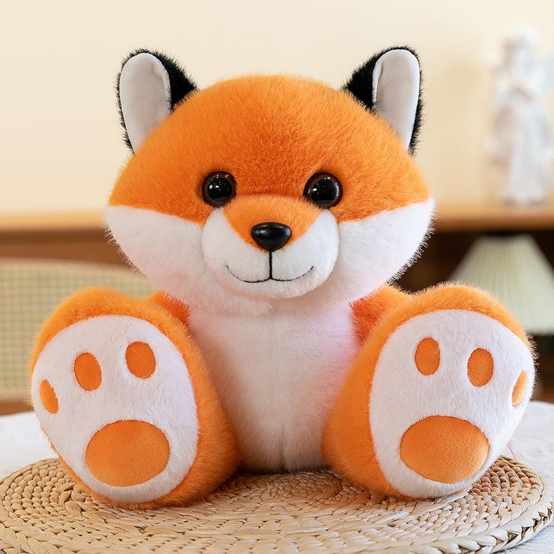 Creative Big Feet Animal Plush Toy Panda Doll Koala Fox Raccoon Doll Children'S Gift Grab Doll