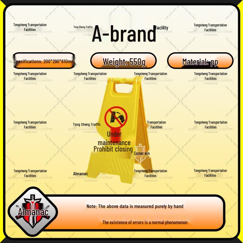 A-Frame Plastic Wet Floor & No Parking Safety Sign