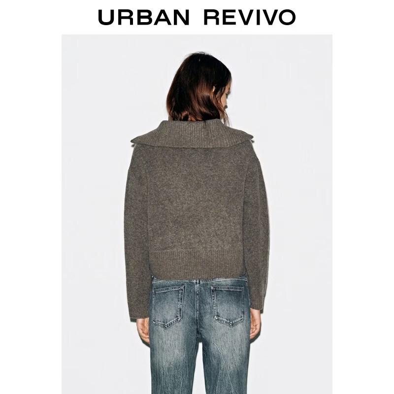 UR 2026 Women's Amber Flow Letter Embroidered Knit Cardigan