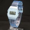 Casio YOUTH series - silicone small square square watch retro fashion trend macaron color classic small square waterproof quartz movement F-91WS-2JH