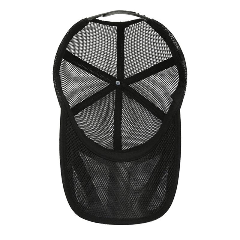 Cappello estivo da uomo con visiera traforata, traspirante, in rete, per sport all'aria aperta, protezione solare, da baseball, da donna