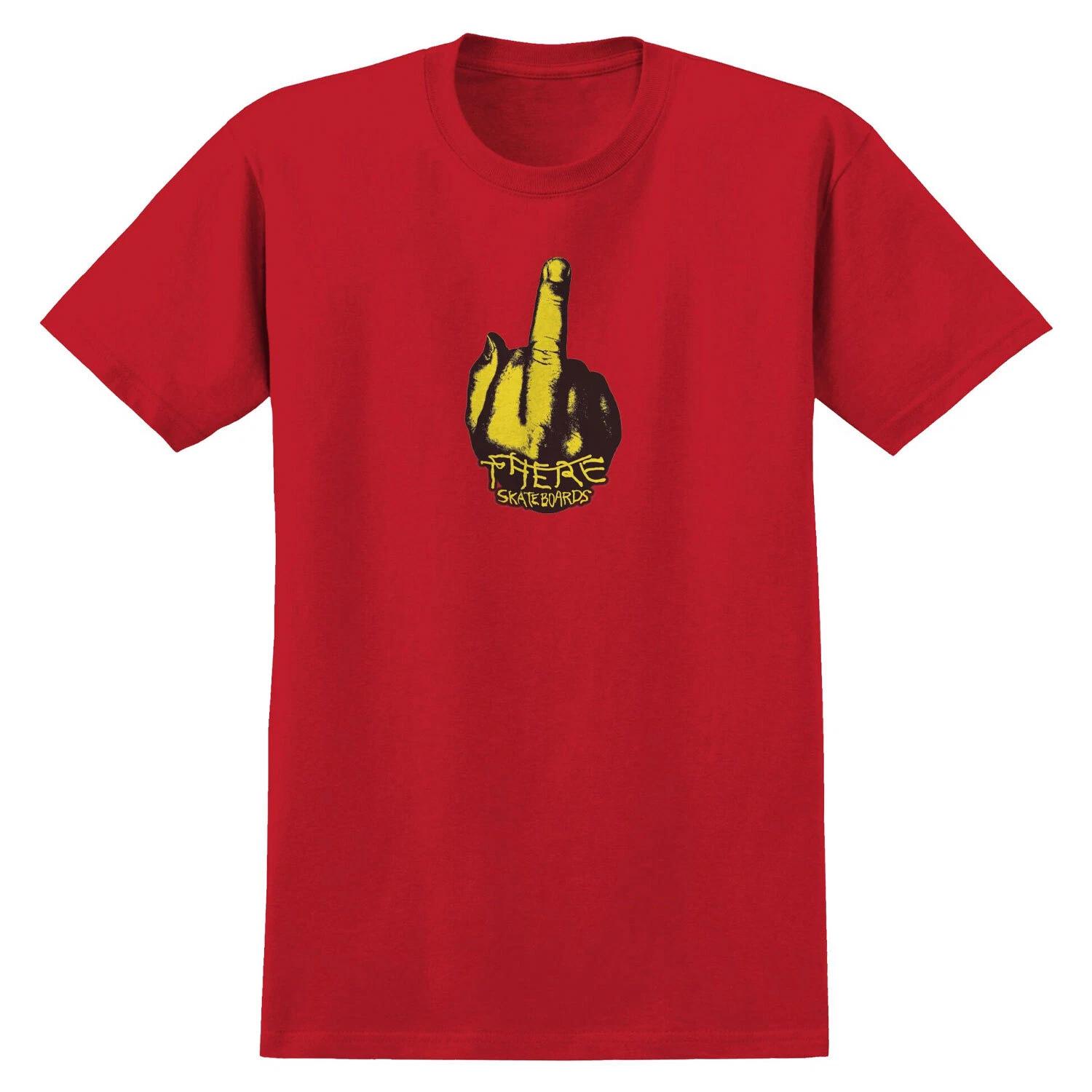

There Skateboards Shirt Up Yours Red/Yellow/Black S