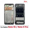 Front Housing Middle Frame LCD Frame Screen Bezel Cover Holder Replacement Parts For Redmi Note 7 8 Pro 9S 9 Pro