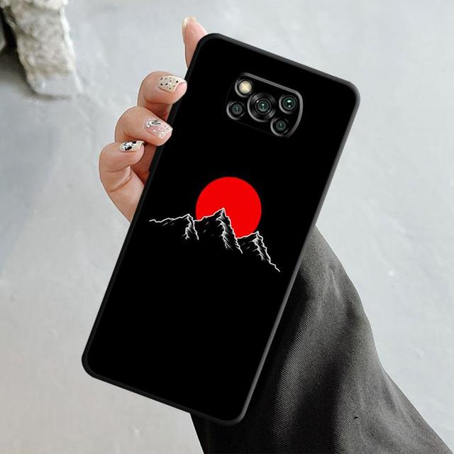 Samurajski smok wilk maska ​​dla Xiaomi Poco X3 Nfc X4pro X5 M3 dla Mi 12 13 11 10 10t 8 Note10 Lite 11ultra 11t Pro F1 okładka