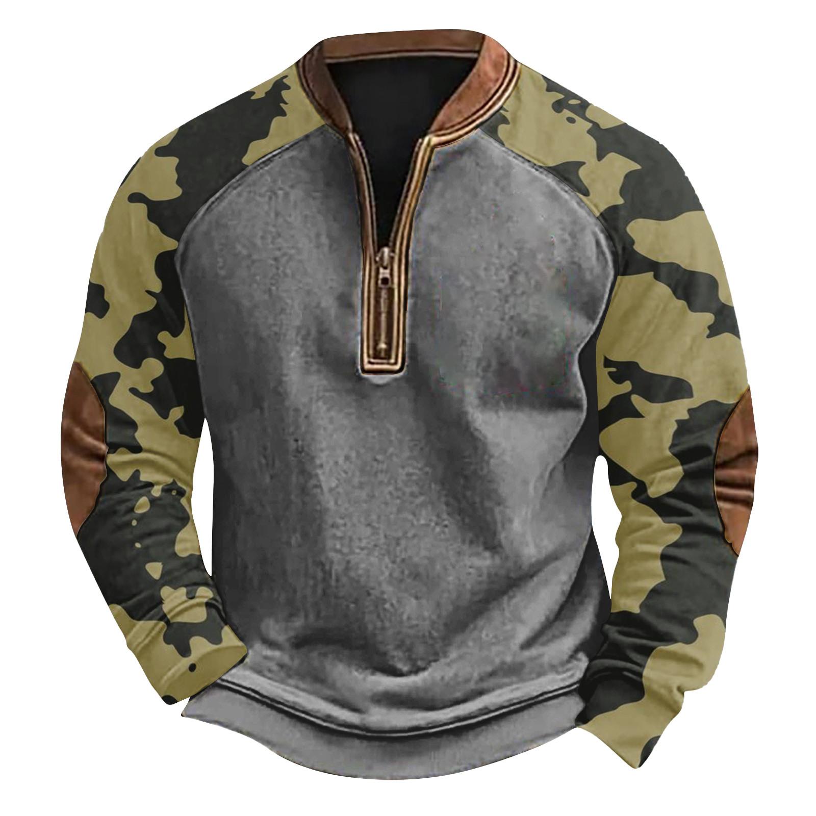 

Мужская зимняя толстовка с пряжкой Мужская толстовка с принтом L армия зеленый