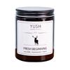 Fresh Beginning - Soy Scented Candle Sandalwood Wild Flowers - Yush -180ml