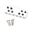 Headless Electric Guitar Nut Parts Adjustable Headless Electric Guitar 6 String Zinc Alloy Lock Locking Nut With Mounting Screws