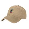 Vintage DTMF Debi Tirar Mas Fotos Baseball Cap Unisex Distressed Washed Headwear Bad Bunny Outdoor Summer Soft Hats Cap