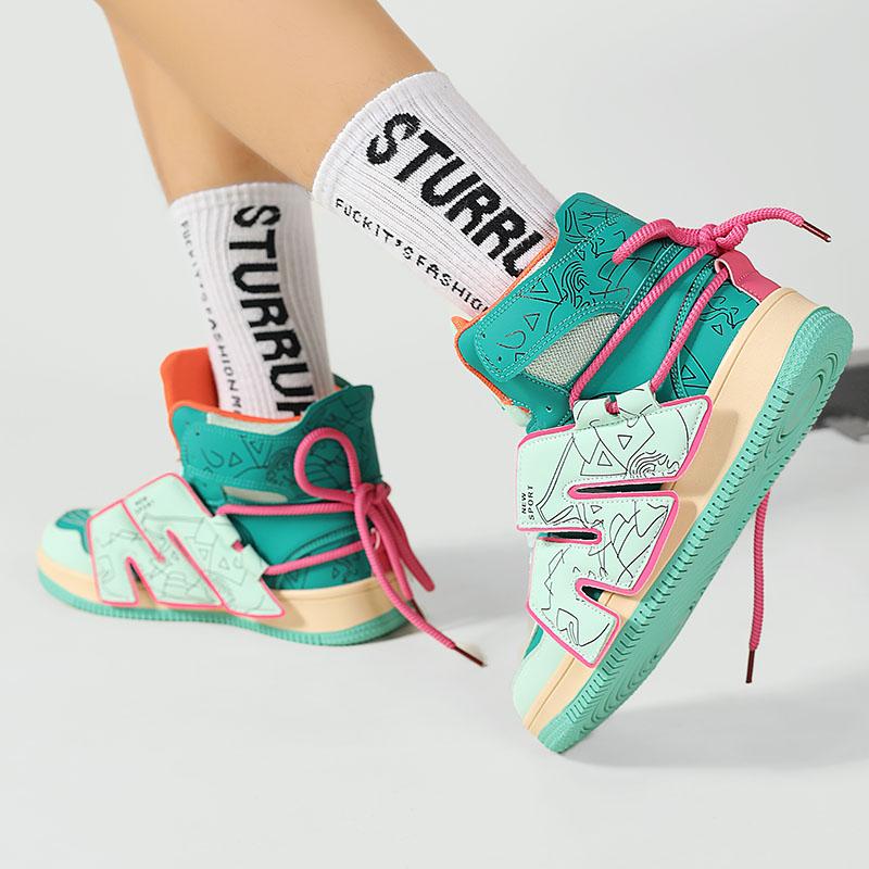 New all-match student non-slip shoes male youth sports and leisure in the help personality fashion shoes European station