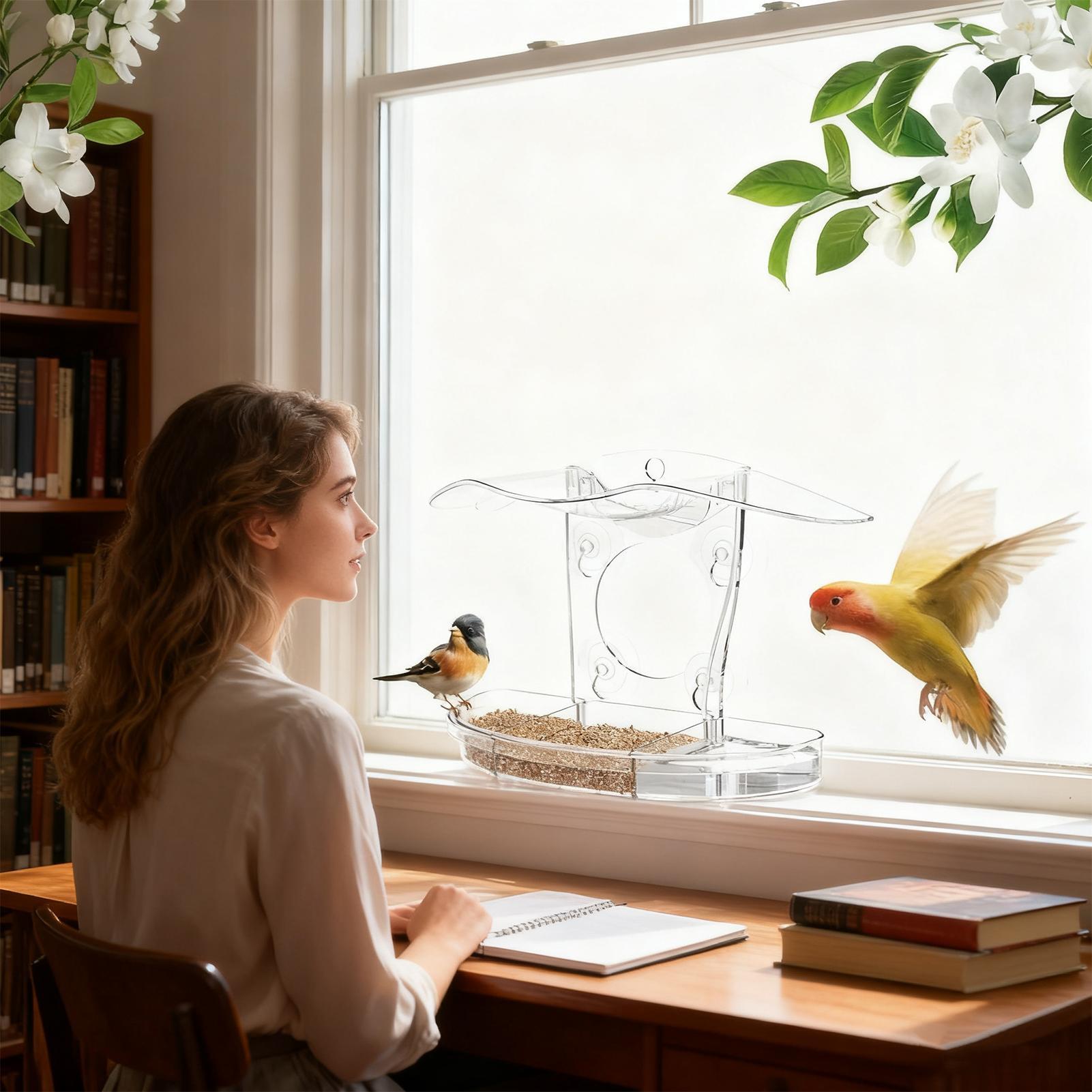 

Bird Feeder Pet Feeding Stations With Suction Cups Clear Window Bird Feeder With Strong Suction Cup For Macaws Parrots Sparrows China Mainland