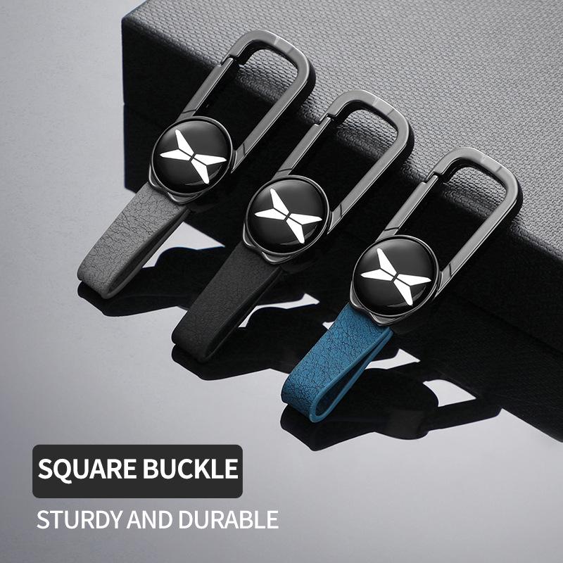 XPeng P5 Car Key Cover 2021-2024: Durable Zinc Alloy & Leather Protective Shell