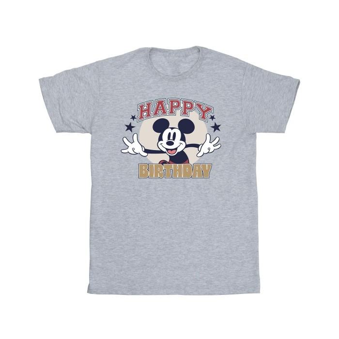 Disney Boys Happy Birthday Mickey Mouse T-Shirt