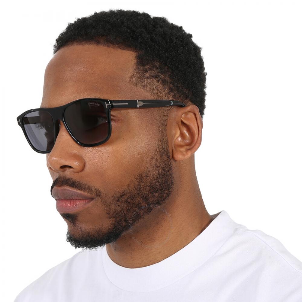Tom Ford FraNceS Polarized Smoke Square MeN S SuNglaSSeS Ft1081 N 01d 58