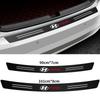 Car Rear Bumper Trunk Protective Sticker Carbon Fiber Scratch-resistant Sticker For Hyundai Genesis Tucson Accent Azera Elantra XX2