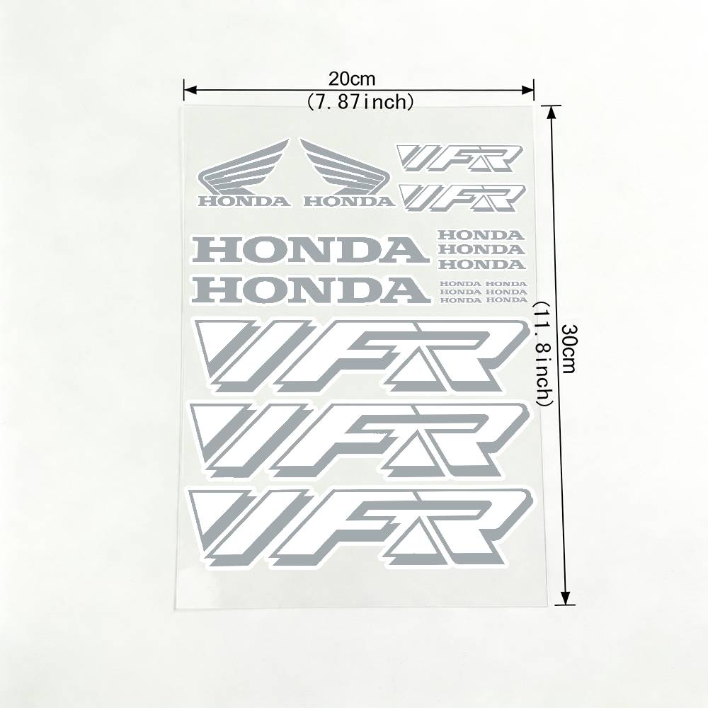 For HONDA VFR 18 colors Reflective motorcycle stickers, 3M safety warning at night in the dark scooter helmets