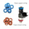 12sets Upper Lower Oring Seal for Mazda  0280158091 Fuel Injector Repair Kit  Partial Area Free Shipping(AY-RK030)