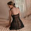 Sexy Lingerie Pure Desire Mesh Nightdress See-Through Sleeveless Uniform Pajamas