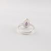 Handmade Amethyst Gemstone 925 Sterling Silver Jewelry Pear Shape Ring For Gift RR-77-4
