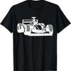 Racing Car T Shirt Vintage Washed Slightly Homme Stretched Top For Everyday Wear Fashion Breathable Versatile Comfortable