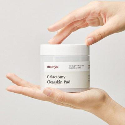 Manyo Factory Galactomy Clear Skin Pads 60 Sheets, Moisturizing, Korean Cosmetics, Kbeauty, Sample