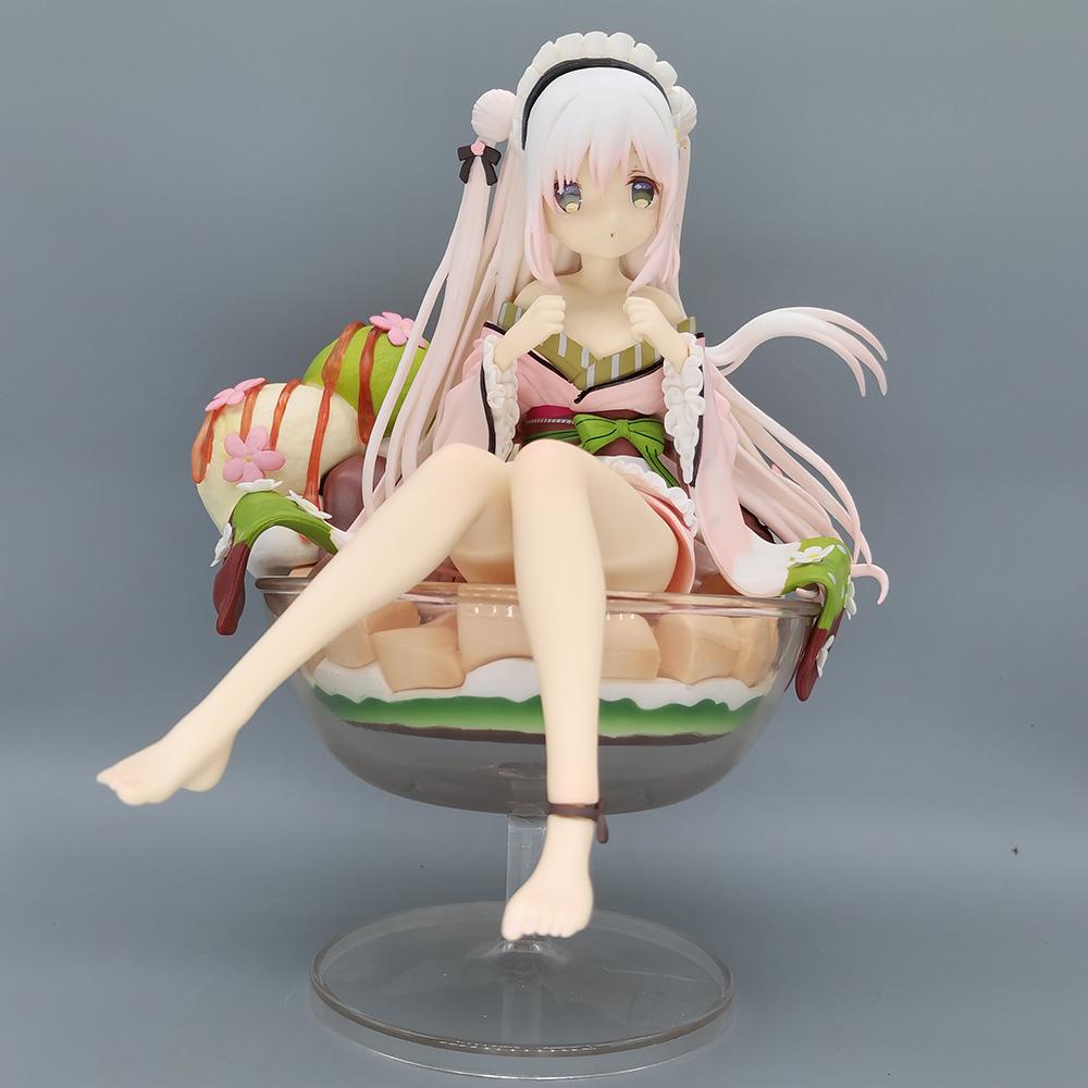 

1/6 Native Figure Shiratama Komame From A Shiratama Parfait Animation Girl POLYVINYL CHLORIDE Action Figure Plaything Statue Adult Collector Miniature no box