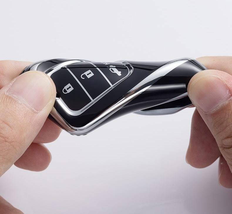 Car Key Case For Chery Exeed Rx Remote Protection Cover Bag Shell Keychain Housing Ring Holder Fob Interior Accessories