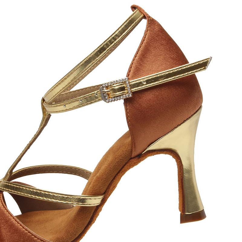 Boty pro dospělé na latinskoamerické tance pro dívky a dámské taneční večírky Waltz Jazz Latin Neklouzavé Taneční boty na podpatku 8,5 cm