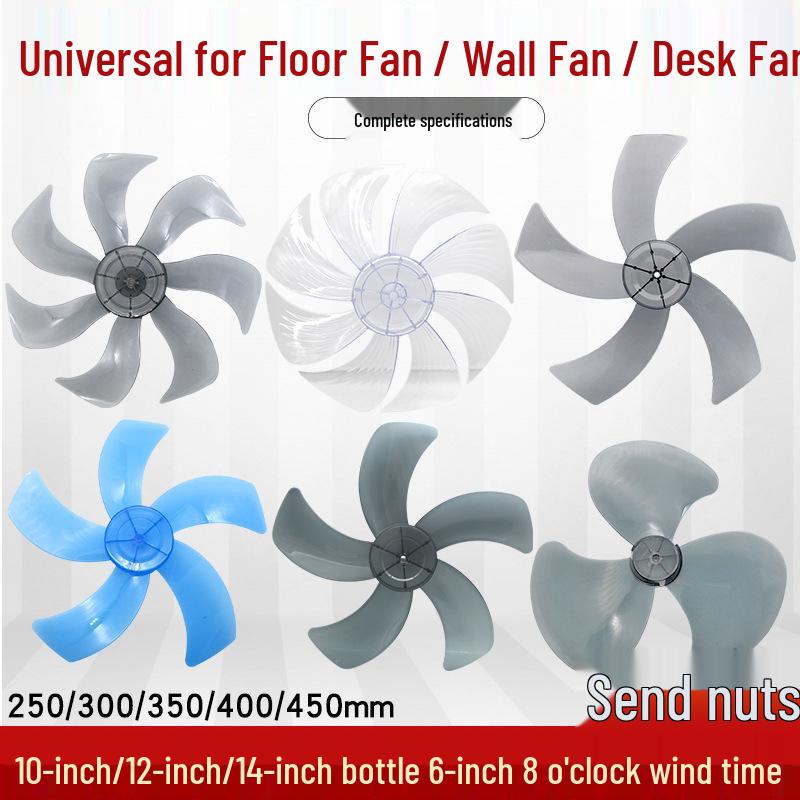 Accessori Ventola Universale Silenziosa a 5 Pale: 12/14/16 Pollici per Ventilatori da Scrivania, da Pavimento e da Parete (400 millimetri)