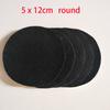 5pcs/lot 10/12cm Fireproof Incense Burner Mat with Black Aluminum Foil for Sandalwood Incense Coil Flame Retardant Cotton Pads 7
