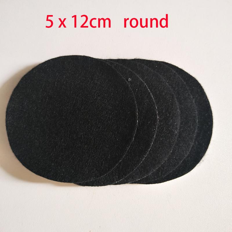 5pcs/lot 10/12cm Fireproof Incense Burner Mat with Black Aluminum Foil for Sandalwood Incense Coil Flame Retardant Cotton Pads 7