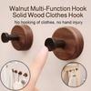Creamy Style Solid Wood Hook Wall Mounted Coat Hook Clothes Hanger Towel Hook  Kitchen