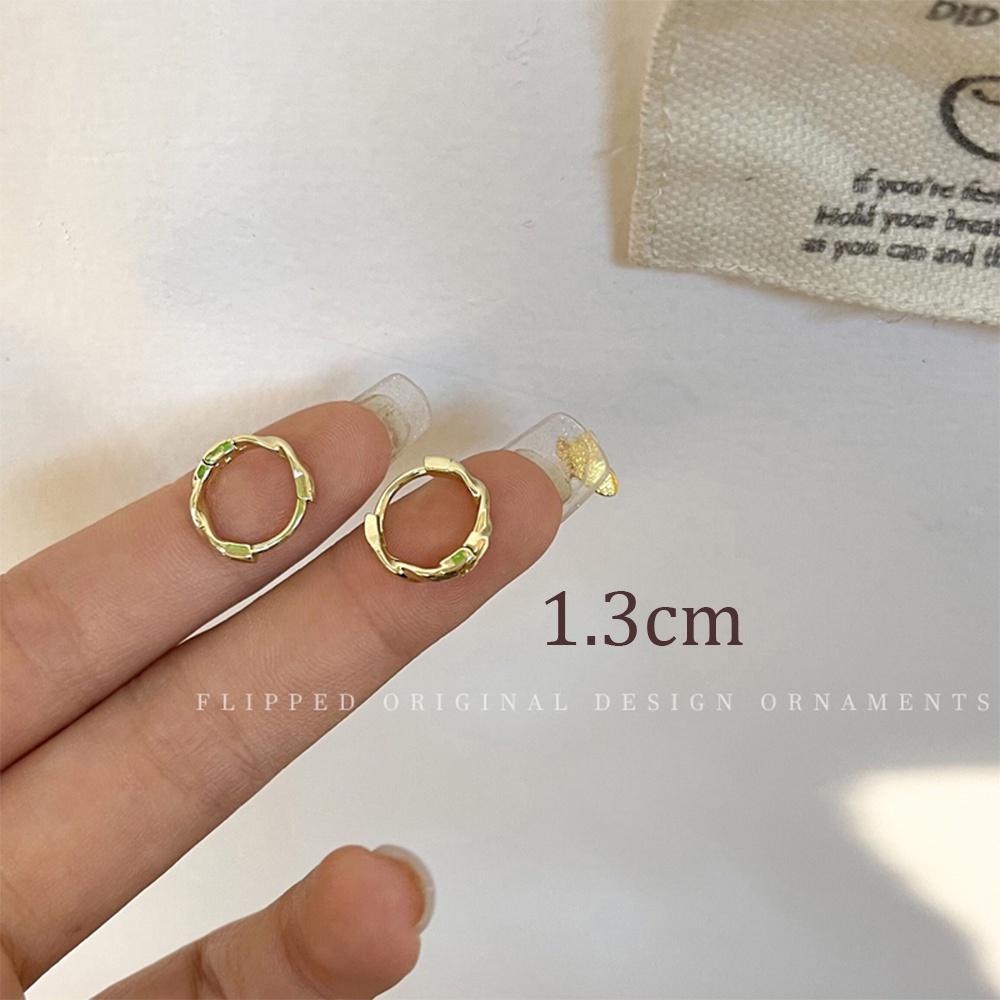 

Новинка 2023 года, серьги-кольца, простые золотые, серебряные серьги-кольца для женщин, модные аксессуары, ювелирные изделия Gold 1.3cm