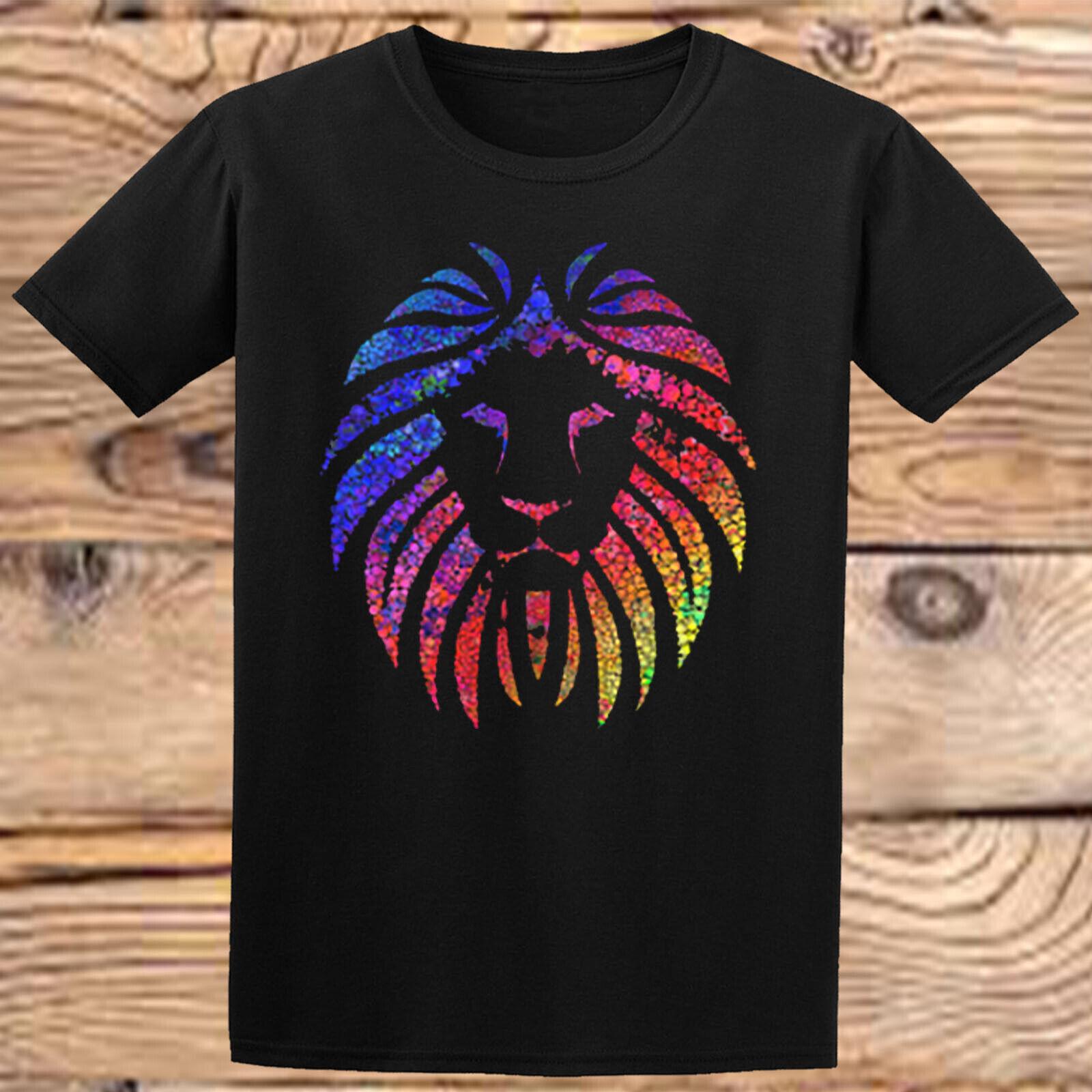 Rainbow Lion Pride For Boys Girls 100% Cotton T-shirt Mens Tees Top #DG #P1 #PR 4XL
