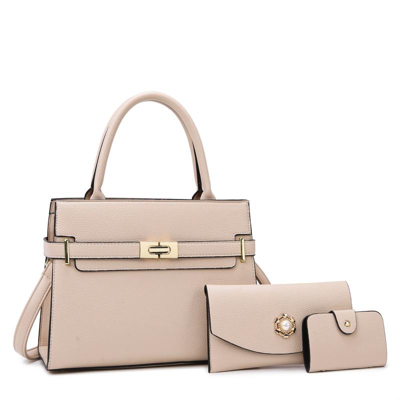Multi Piece Set Mother Bag Women's New Style European and American Retro Single Shoulder Crossbody Handbag Fashionable Women's Bag