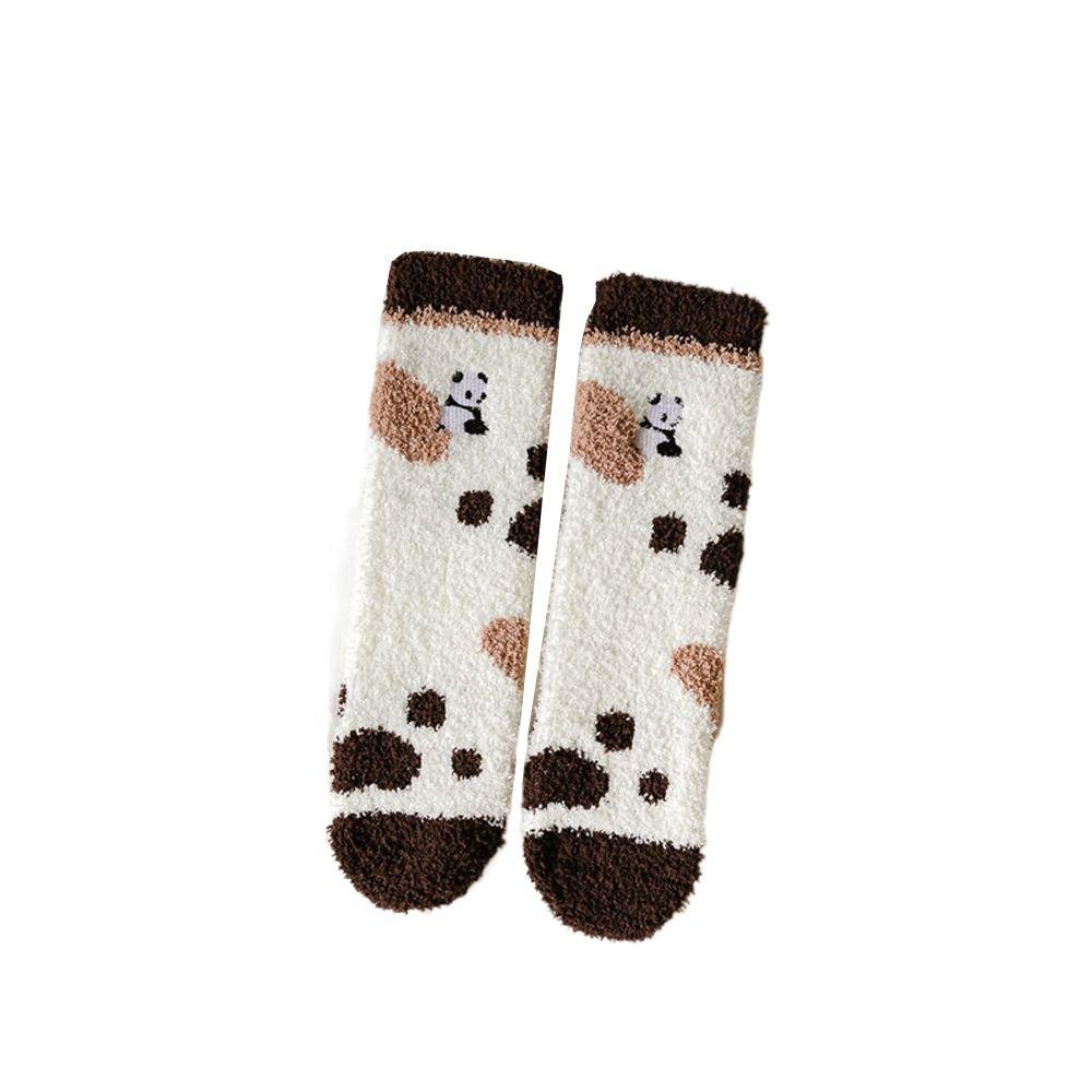 Indoor Thermal Socks Harajuku Style Home Sleeping Socks Women Socks Floor Socks Autumn Winter Socks