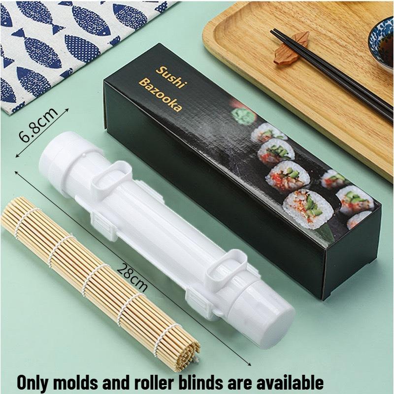 

Japanese Sushi Barrel Mold Bucket Sushi Rice and Vegetable Roll Making Mold Practical Kitchen Tools белый