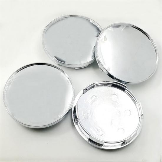 4Pcs/Set Universal Chrome Silver Car Wheel Center Hub Caps Covers No  Useful