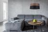 Single Hanging Lamp, Walnut Veneer Lampshade, 44Cm
